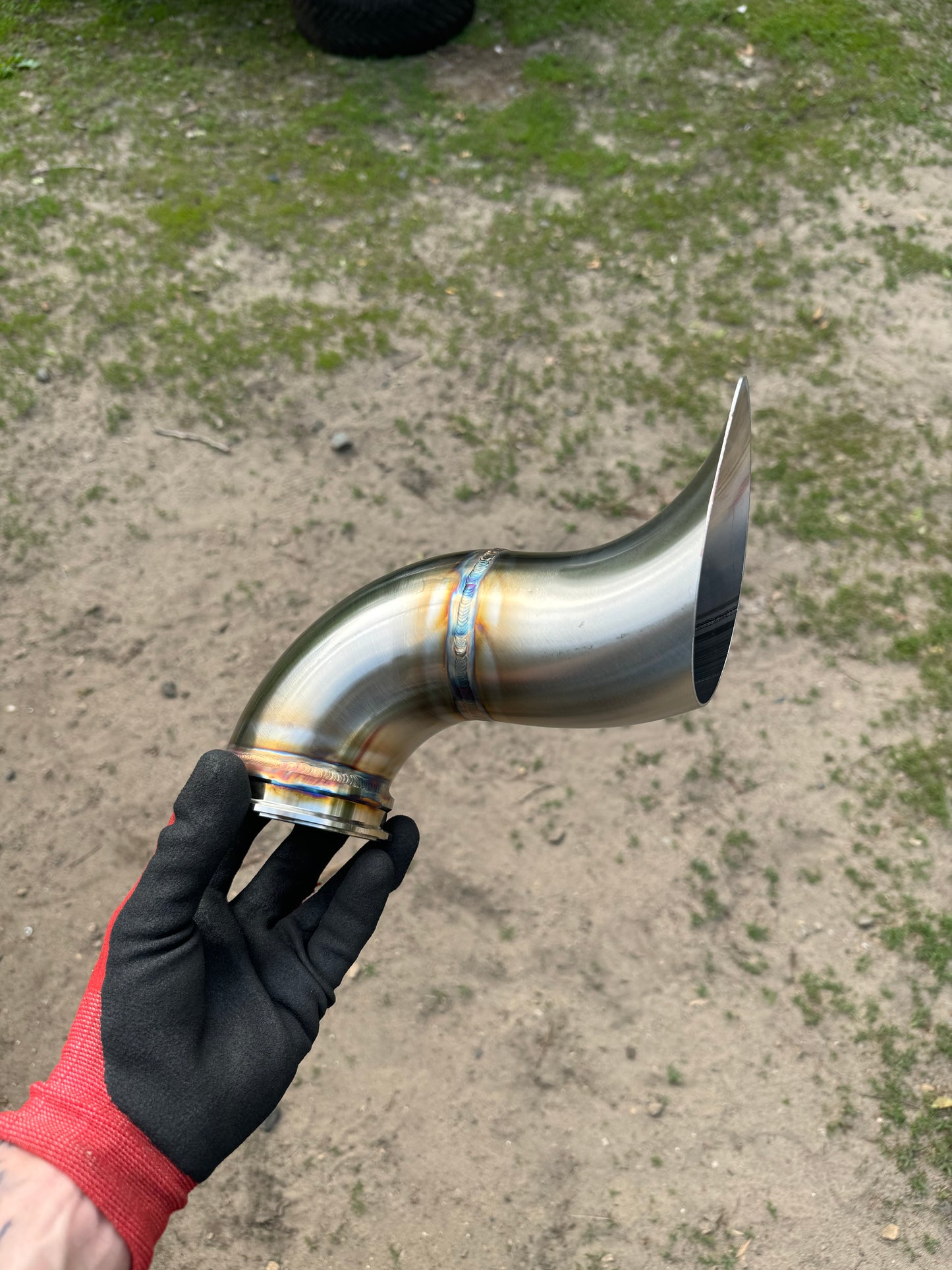 1JZ/2JZ 3” Tear drop hood dump exhaust