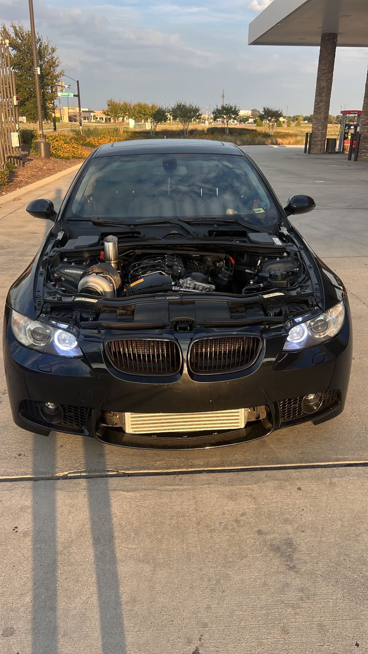 BMW E9x N54 3” Tear Drop Hood Dump