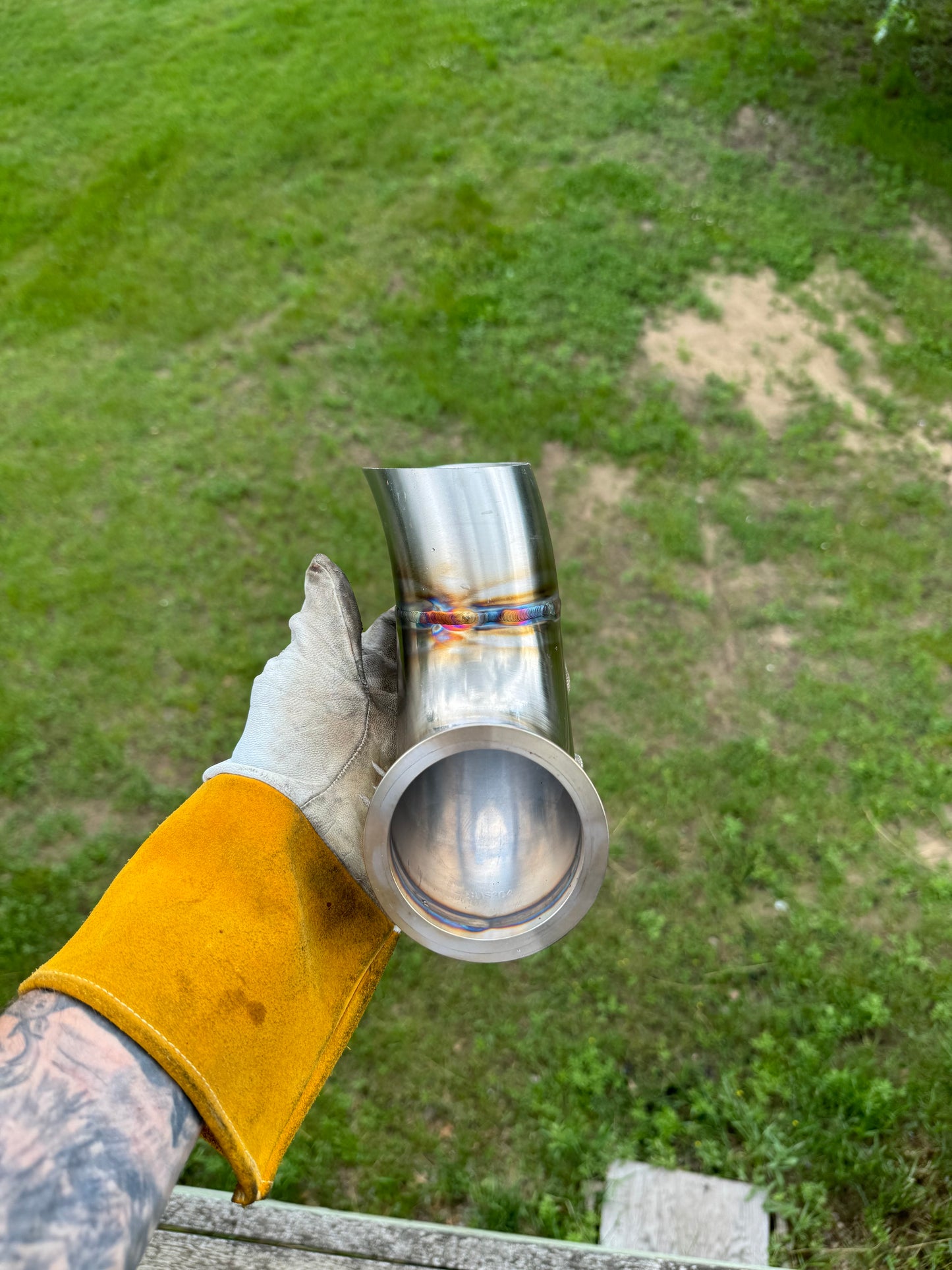 1JZ/2JZ 3” Tear drop hood dump exhaust