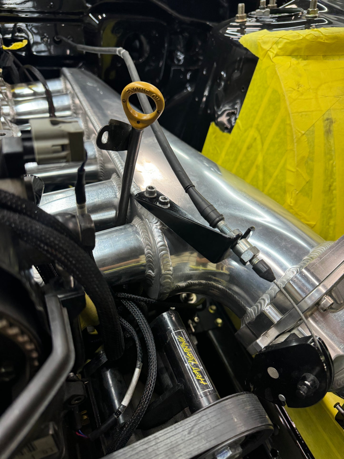 1JZ/2JZ Aluminum Intake Throttle Cable Bracket