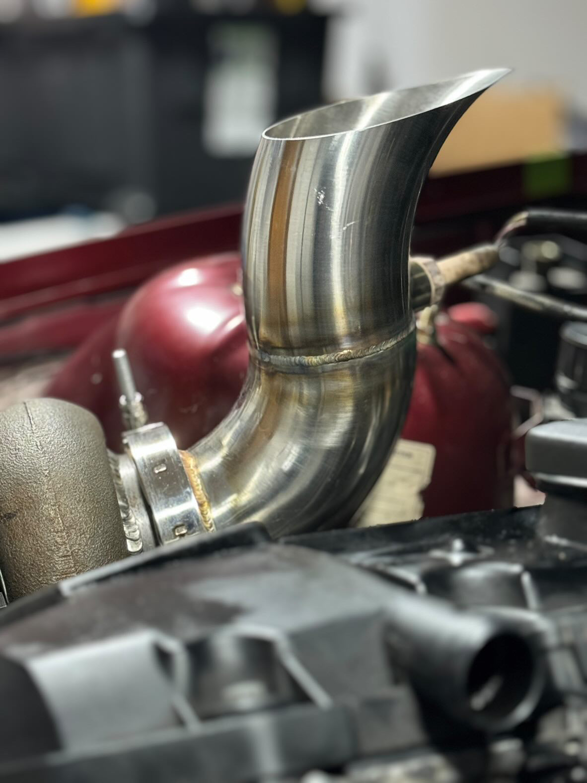 E36 M52 3” Tear Drop Hood Dump