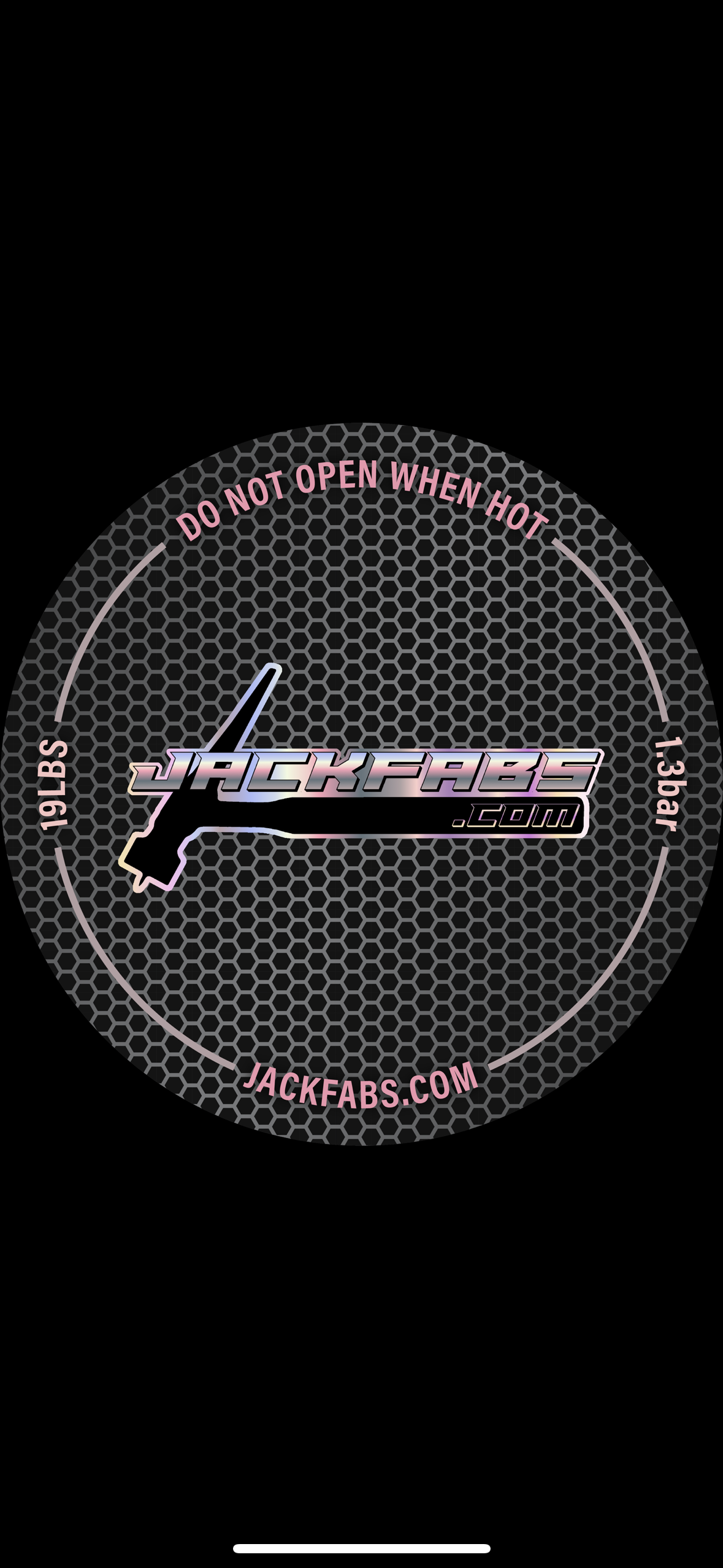 JackFabs High Pressure Radiator Cap 1.3 bar 32mm
