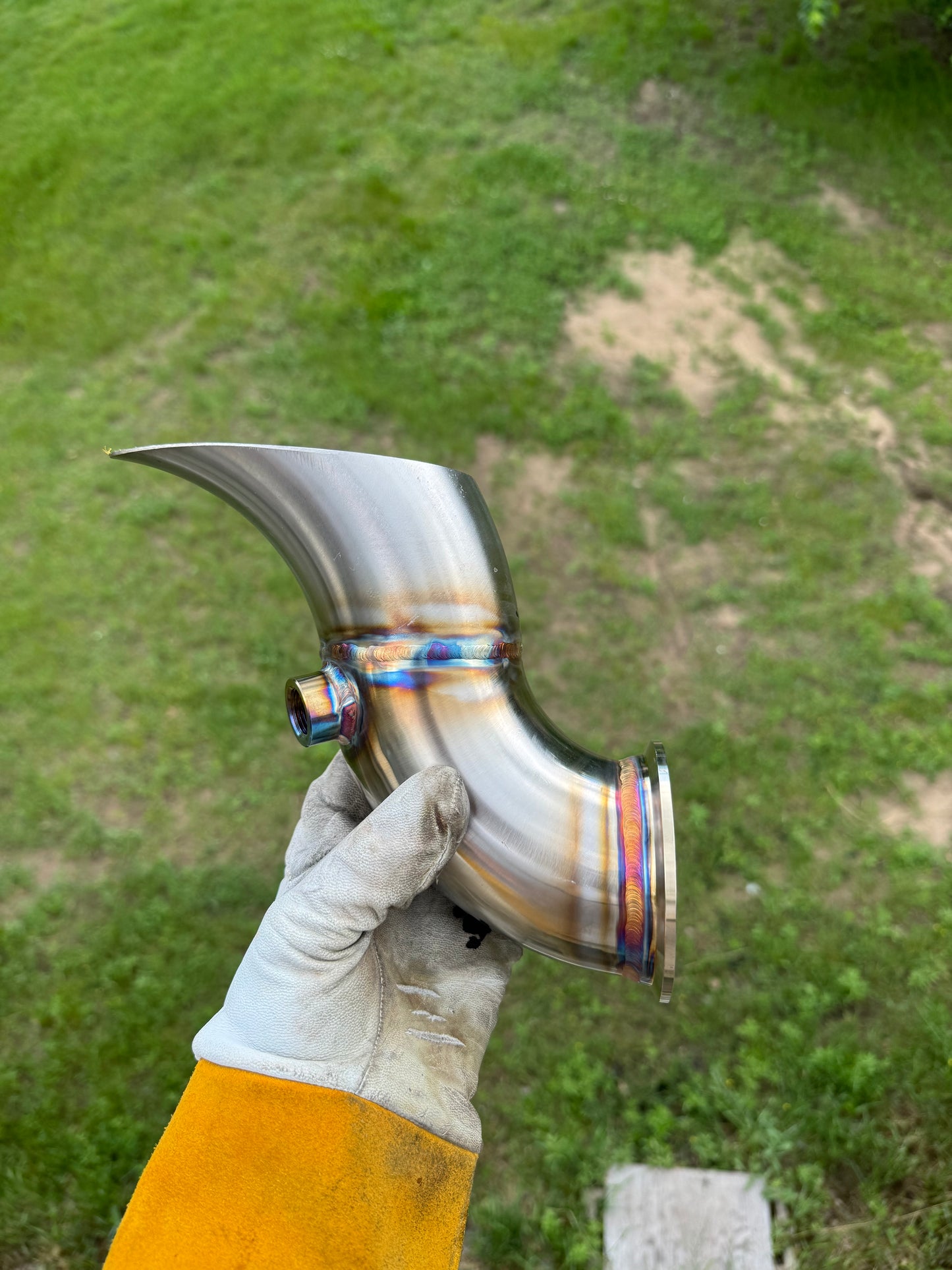 1JZ/2JZ 3” Tear drop hood dump exhaust