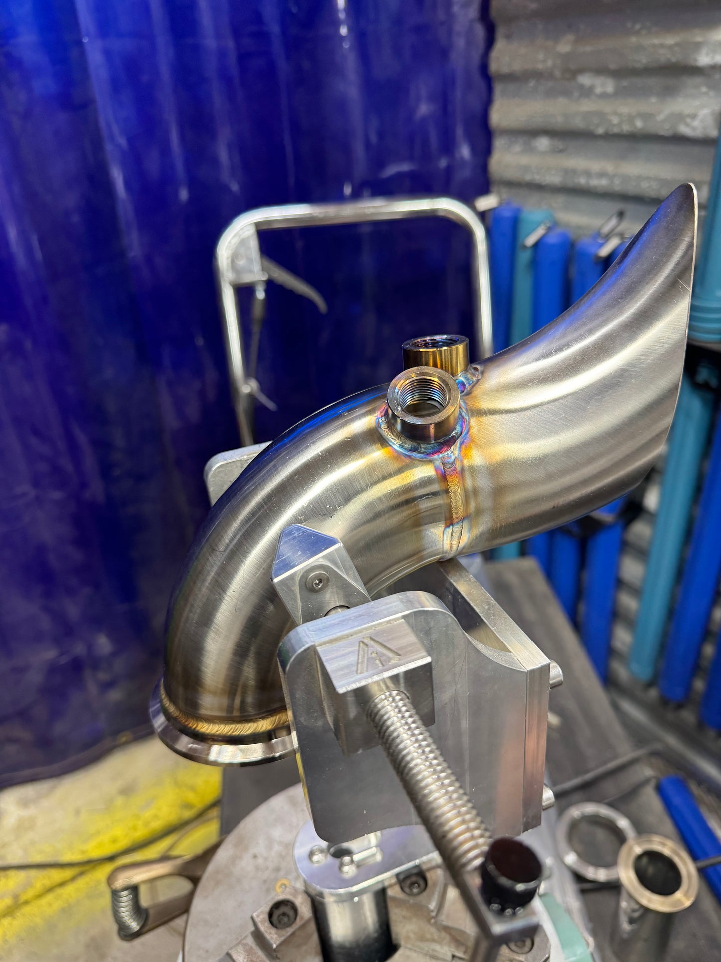 1JZ/2JZ 3” Tear drop hood dump exhaust