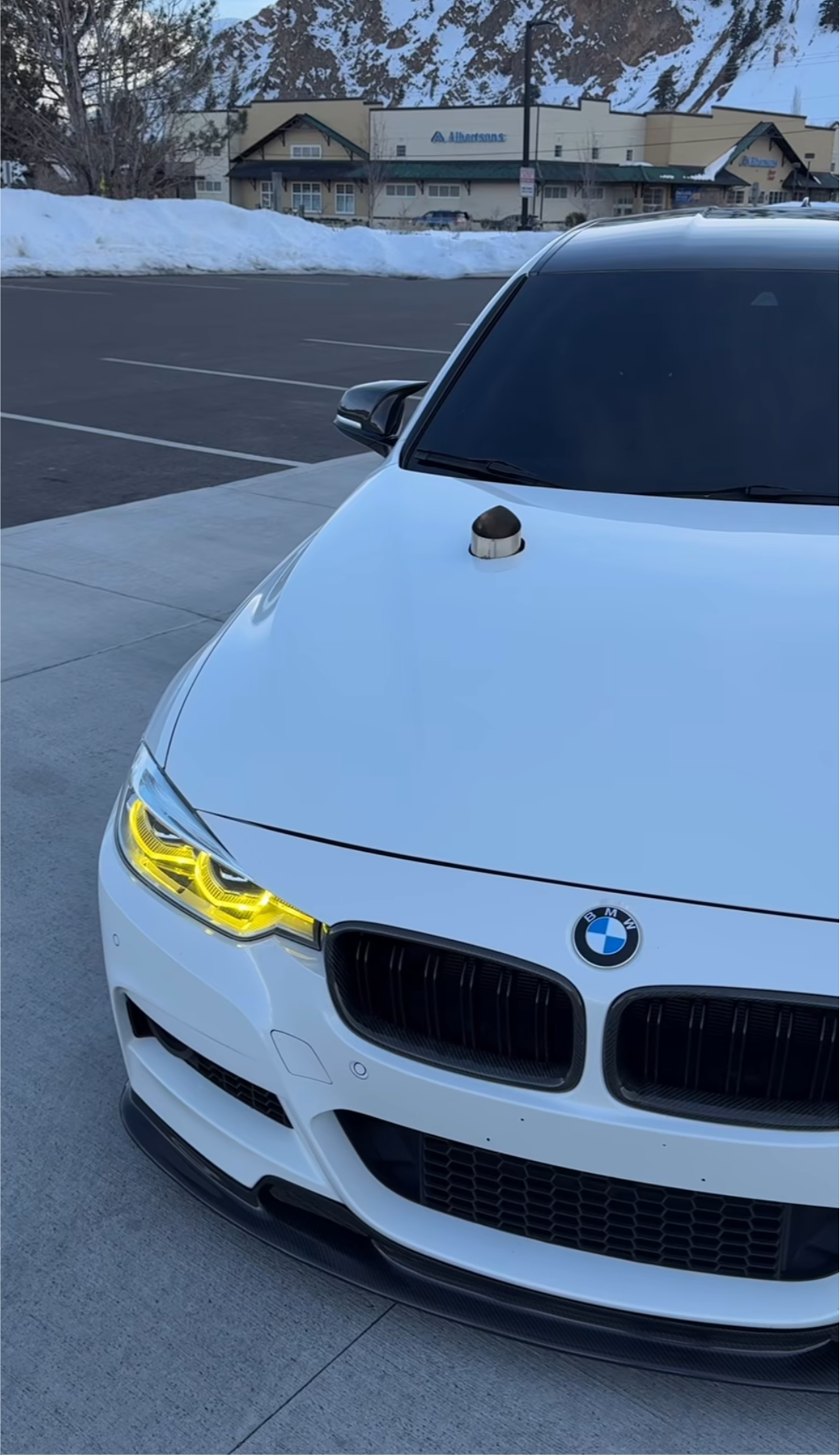 BMW 340i B58 Single Turbo 3.5” tear drop hood dump