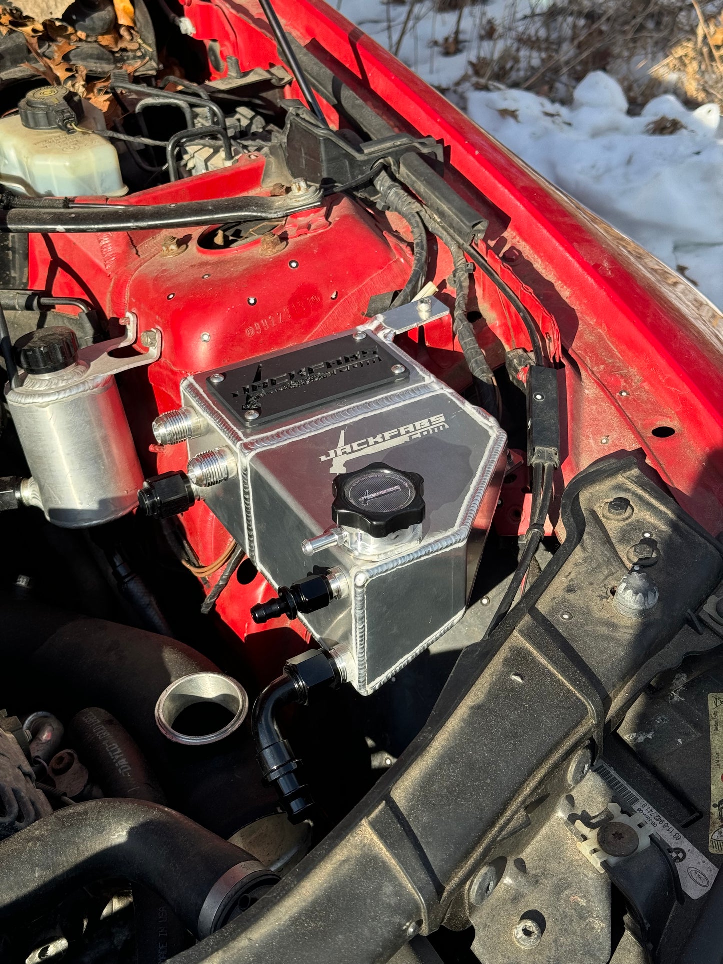 E8x/E9x N54 BMW Coolant Expansion/Oil Catch Can Combo Tank