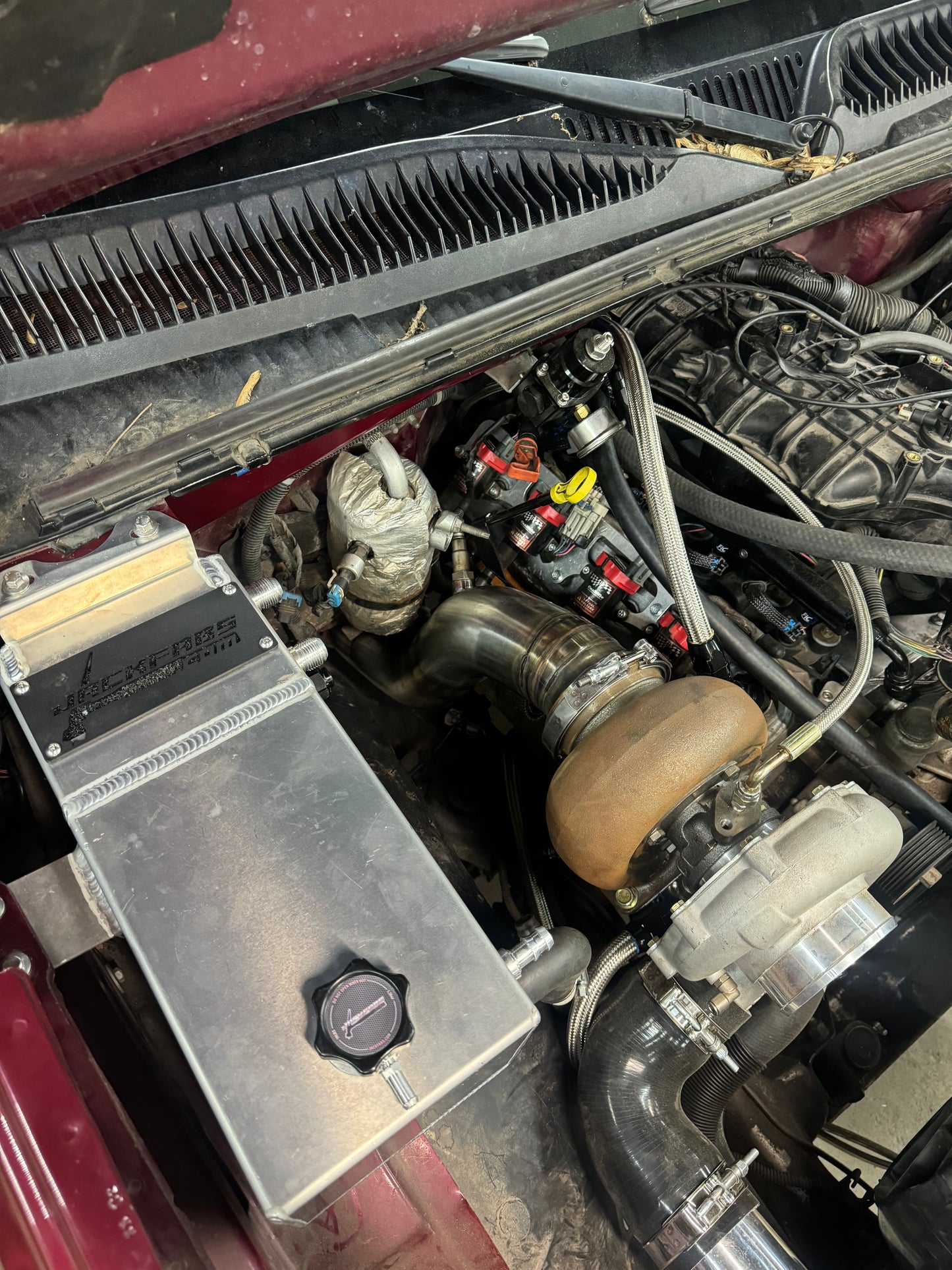 99-07 GMC Sierra/Yukon - Chevy Silverado/Tahoe Coolant Overflow/ Oil Catch Can Combo Tank