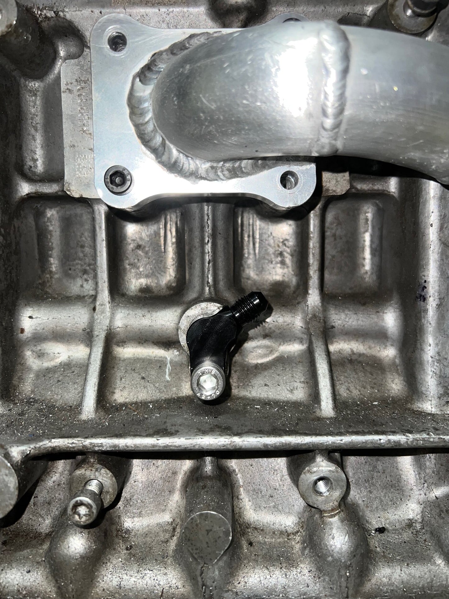 N54 Single Turbo Billet Oil Feed