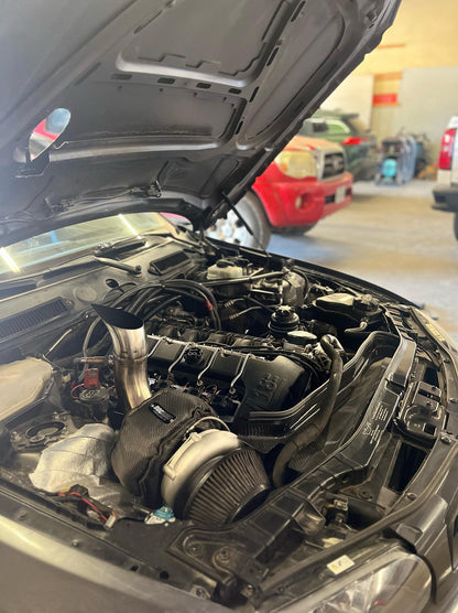 BMW E9x N54 3” Tear Drop Hood Dump