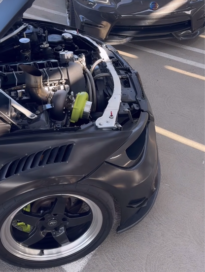 BMW N54 3.5” tear drop hood dump