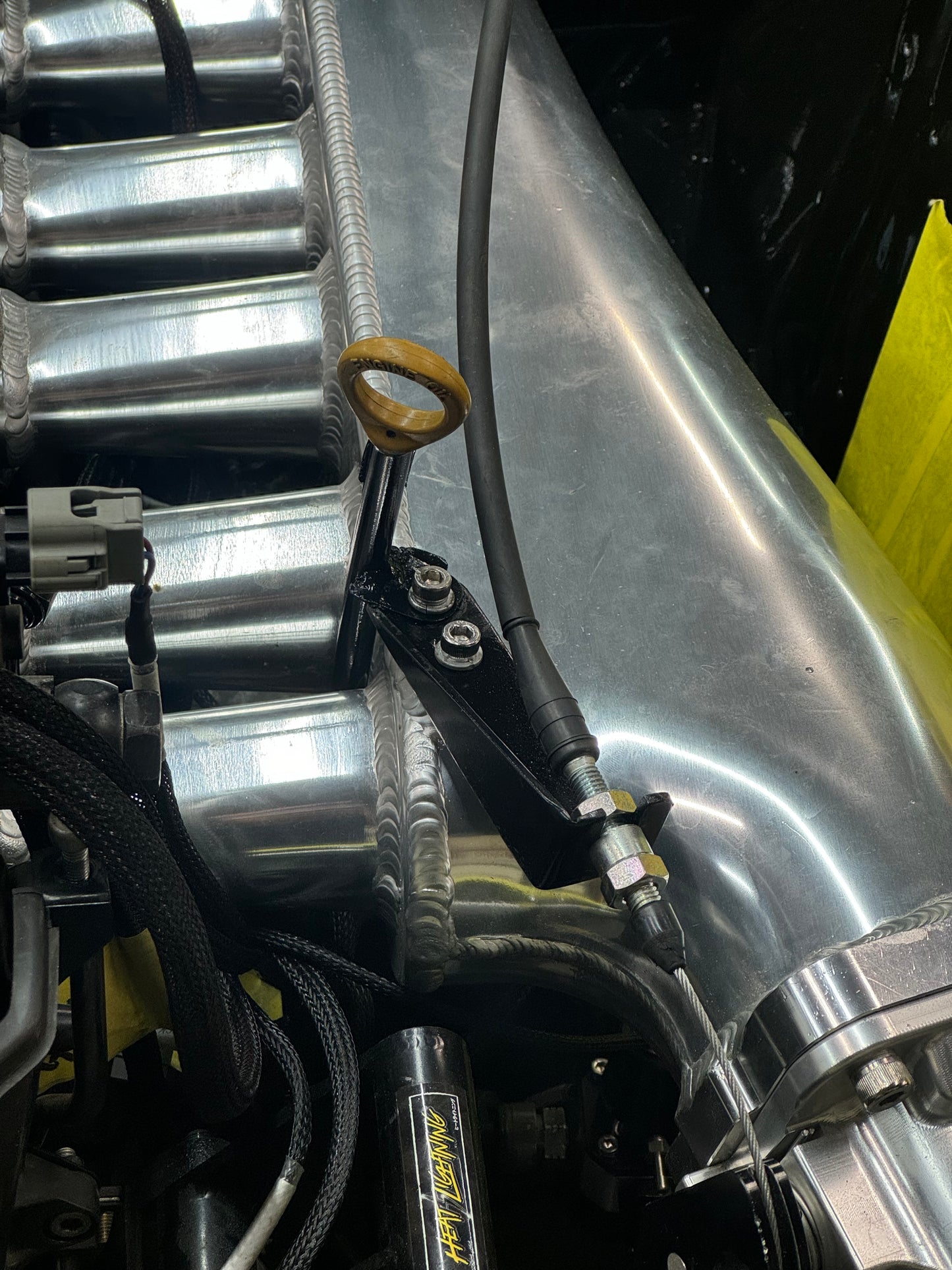 1JZ/2JZ Aluminum Intake Throttle Cable Bracket