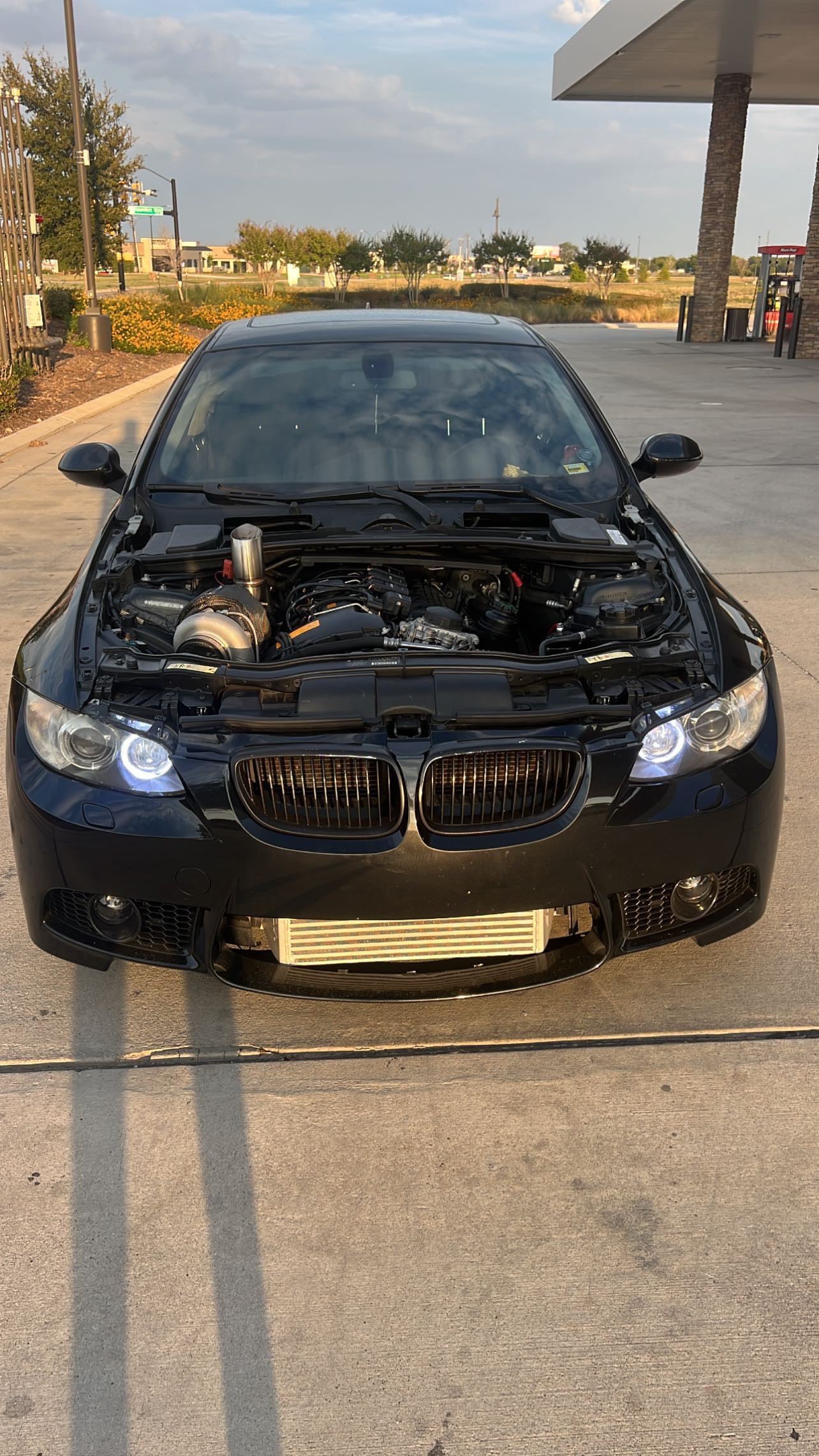 BMW N54/N55 3” tear drop hood dump