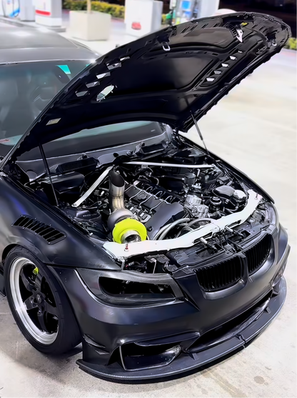 BMW N54 3.5” tear drop hood dump