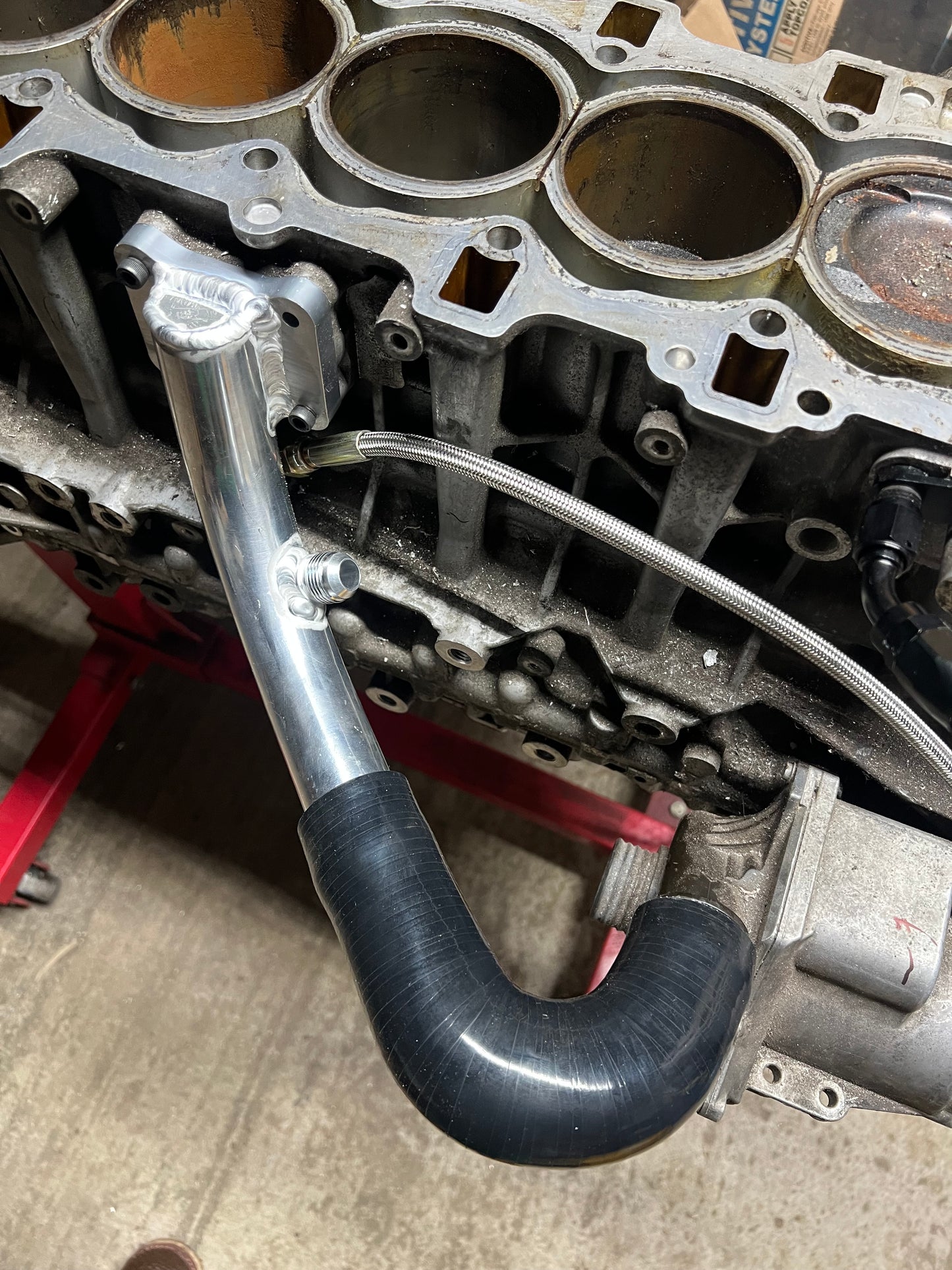 BMW N54 Top Mount Single Turbo Coolant Pipe