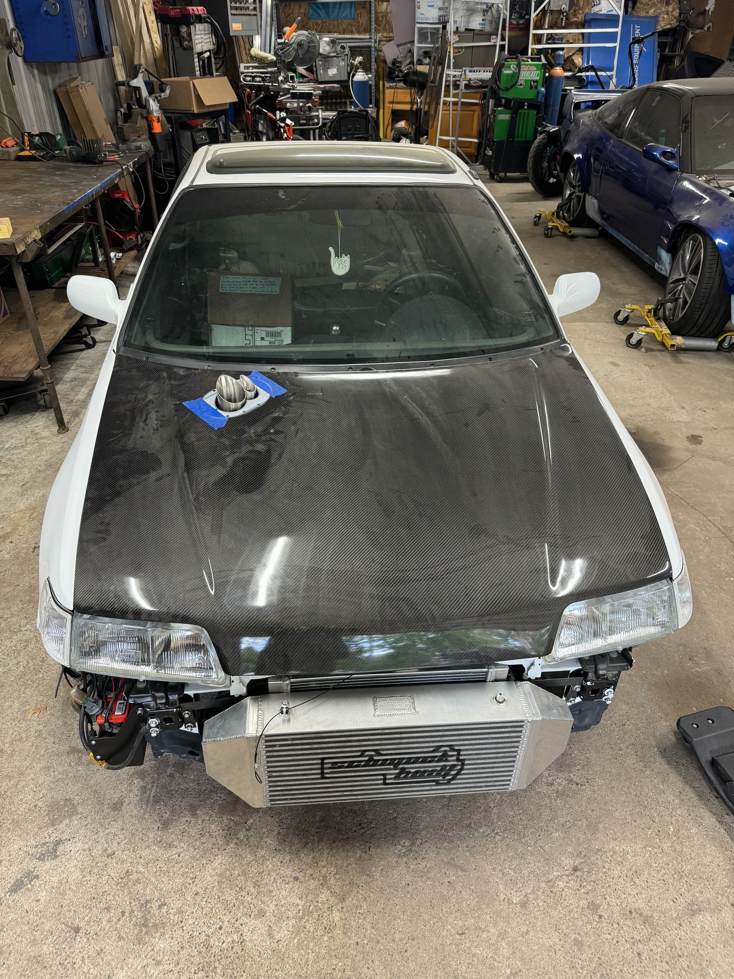 Dual Tear Drop Hood Dump Overlay