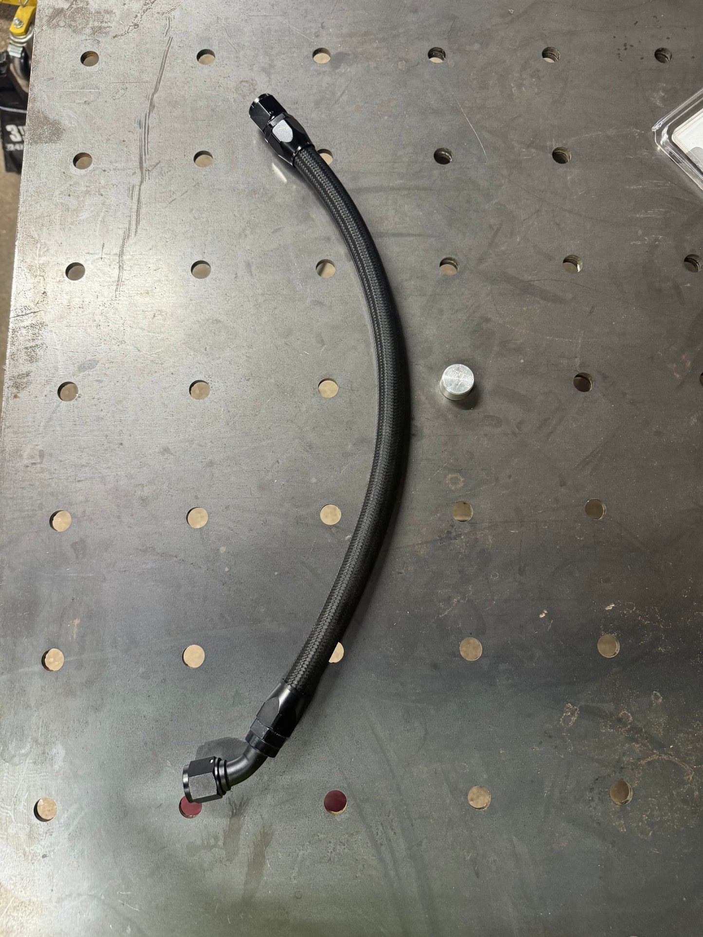 N54 Single Turbo 10 AN oil drain line