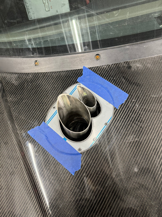 Dual Tear Drop Hood Dump Overlay