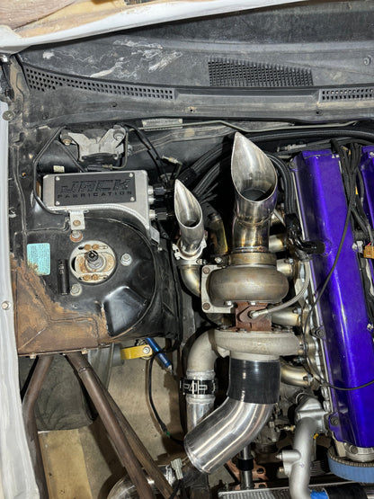 1JZ/2JZ 3” Tear drop hood dump exhaust