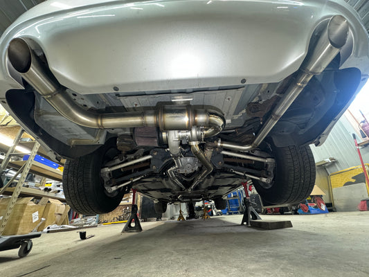 2014-2015 Q50 Rear Mount Turbo Kit (Hot Parts)