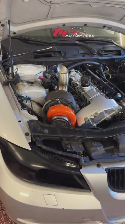 BMW E9x N54 3” Tear Drop Hood Dump