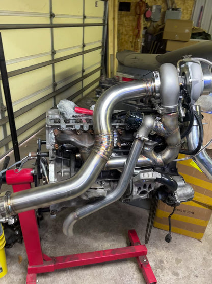 N54 Single Turbo 6 AN Coolant Lines