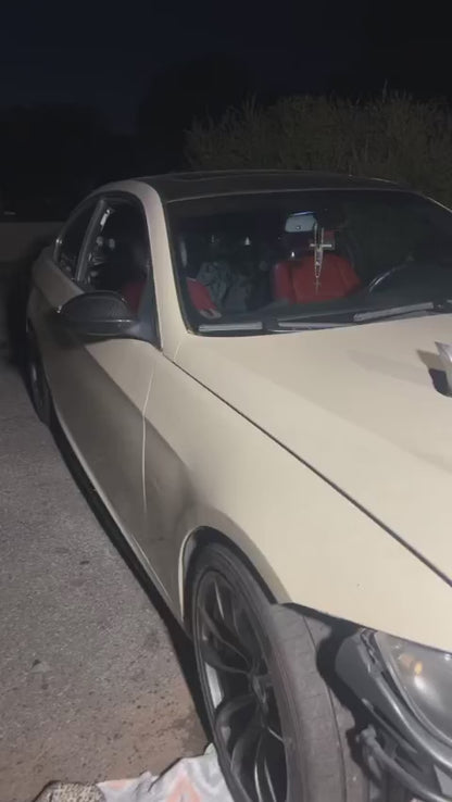 BMW E9x N54 3” Tear Drop Hood Dump